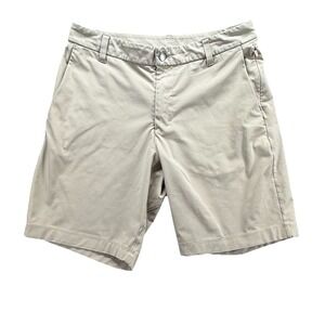 Lululemon‎ Commission Shorts Mens 32 Beige Classic Fit 9" Inseam Chino LM7AK3S